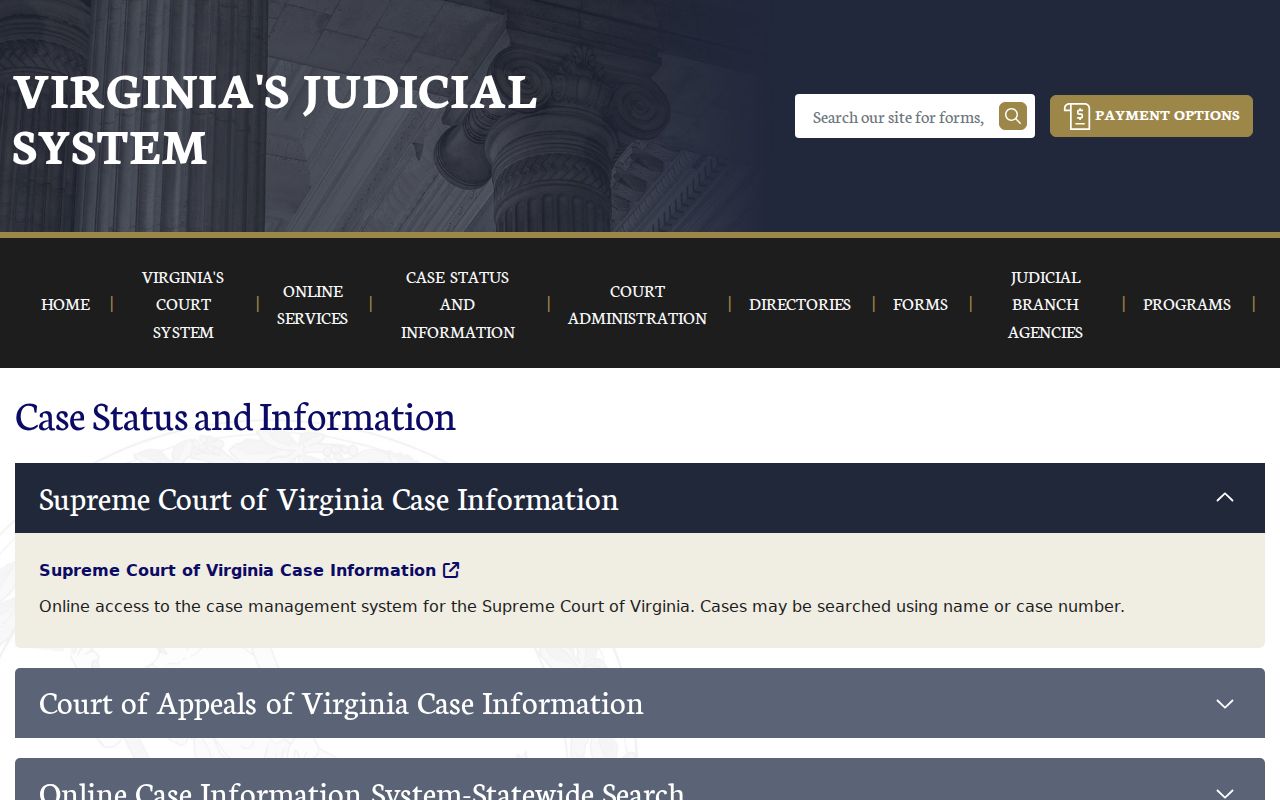 Rappahannock County criminal court case information search hub